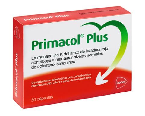 Primacol Plus contiene monacolina K - AJO Es conocido, que el ajo, hace disminuir los niveles de colesterol y es gracias a un componente con azufre llamada Alicina, este componente hace disminuir la