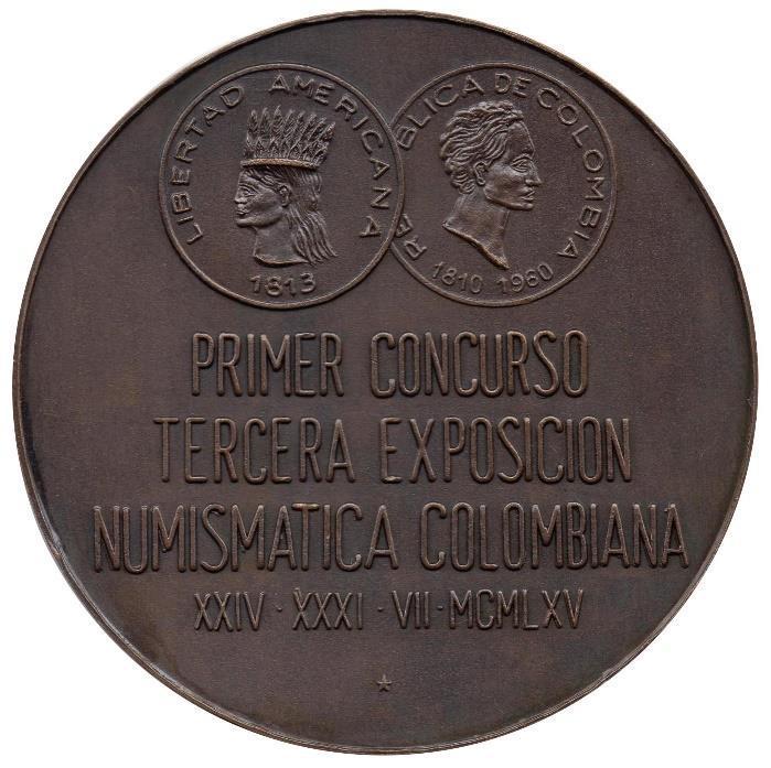 I Concurso y III Exposición Numismática 1965, Club Numismático