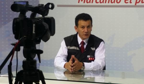 Centro Local ECU 911 Riobamba participó en 12 ruedas de prensa para anunciar la operatividad del ECU