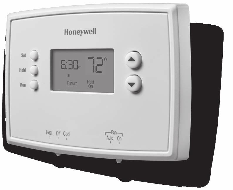 Progrmable Thermostat RTH2510/RTH2410 Series Owner s Manual Read and save these instructions. For help please visit yourhome.honeywell.