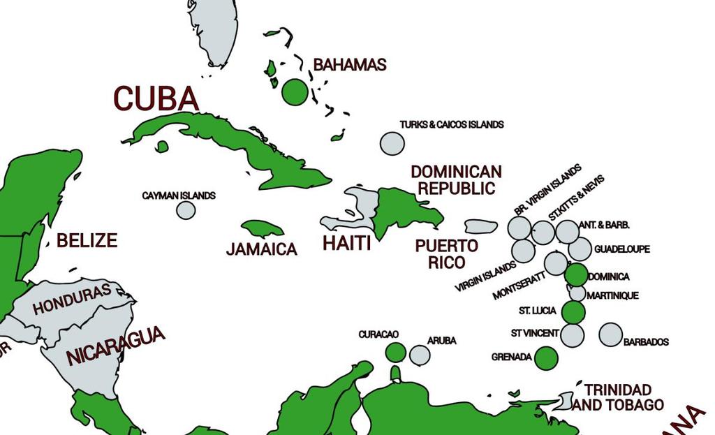 Caribbean countries that have used/use FDES (Preliminary results) País Han usado FDES Publican compendio de estadísticas ambientale s Bahamas Yes No No Belize Yes Yes No Curaçao Yes Yes No Dominica