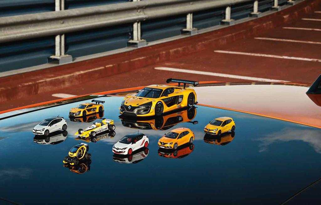 LAS MINIATURAS Vive a tope tu pasión por Renault Sport con nuestra selección de modelos a pequeña escala.