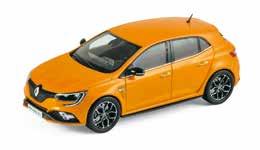 LAS MINIATURAS Miniatura Nuevo MEGANE R.S. 2017 - Escala: 1/43. Modelo fabricado en Zamak. Color: naranja Tonic.