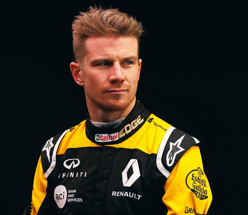 Nico HÜLKENBERG Piloto alemán, nacido el 19 de agosto de 1987. Debutó en Fórmula 1 en 2010 en la escudería Williams, antes de pasar por Force India y después por Sauber.
