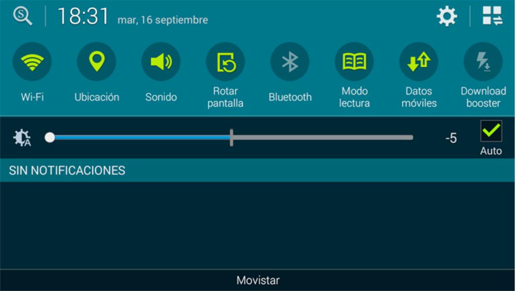 Barra de notificaciones de Android La barra de notificaciones cumple