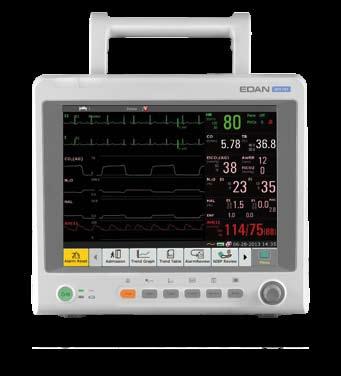 Monitorización Medición de la PANI DINAMAP SuperSTAT Tecnología para la medición de la tensión arterial no invasiva, que utiliza el control de presión por «manguito inteligente» patentado por GE para