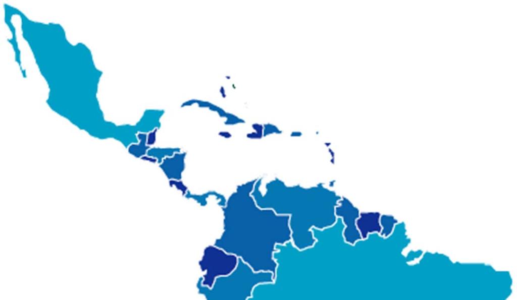 Importante potencial renovable en la región - eólico Mexico (potencial 40 GW) Promedio contratos