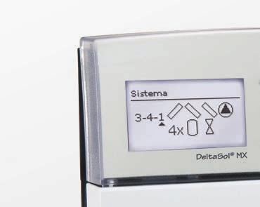 DeltaSol MX El DeltaSol MX es el regulador de sistema de RESOL que más funcionalidades ofrece. Está diseñado para su uso en sistemas de energía solar y calefacción complejos.