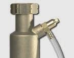 El robusto tubo de desagüe es de EPDM y resiste altas temperaturas. Está adaptado para cualquier válvula de seguridad de ¾" y se monta fácilmente.