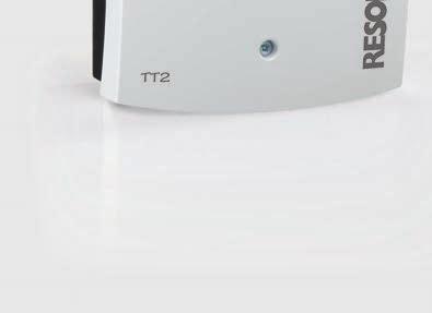 El TT2 controla el calentamiento auxiliar eléctrico de un acumulador de agua sanitaria en función de la temperatura y de un temporizador.