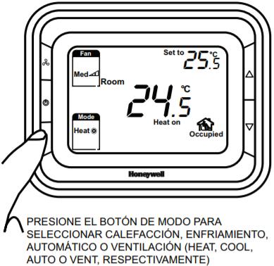 Función Control de la válvula El termostato adquiere la temperatura ambiente por medio de su sensor integrado o un sensor de temperatura