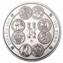 de plata de 1 kilo dedicada a los antepasados europeos del dólar