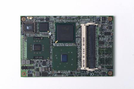Ejemplos de SOM: IA-32 144 mm 95 mm 1 Procesador Embedded Pentium M o Dothan 1.6 GHz/1.1 GHz con 64KB de memoria cache L1.