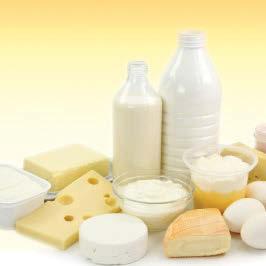 Lácteos Incluya fuentes de productos lácteos en su dieta. Es una forma fácil de obtener calcio y proteína de alta calidad.