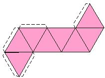 6. Area and volume. - Divide the class into five groups. - Each group will work with a different type of polyhedron (prism, cuboid-cube, pyramid, cylinder and cone).
