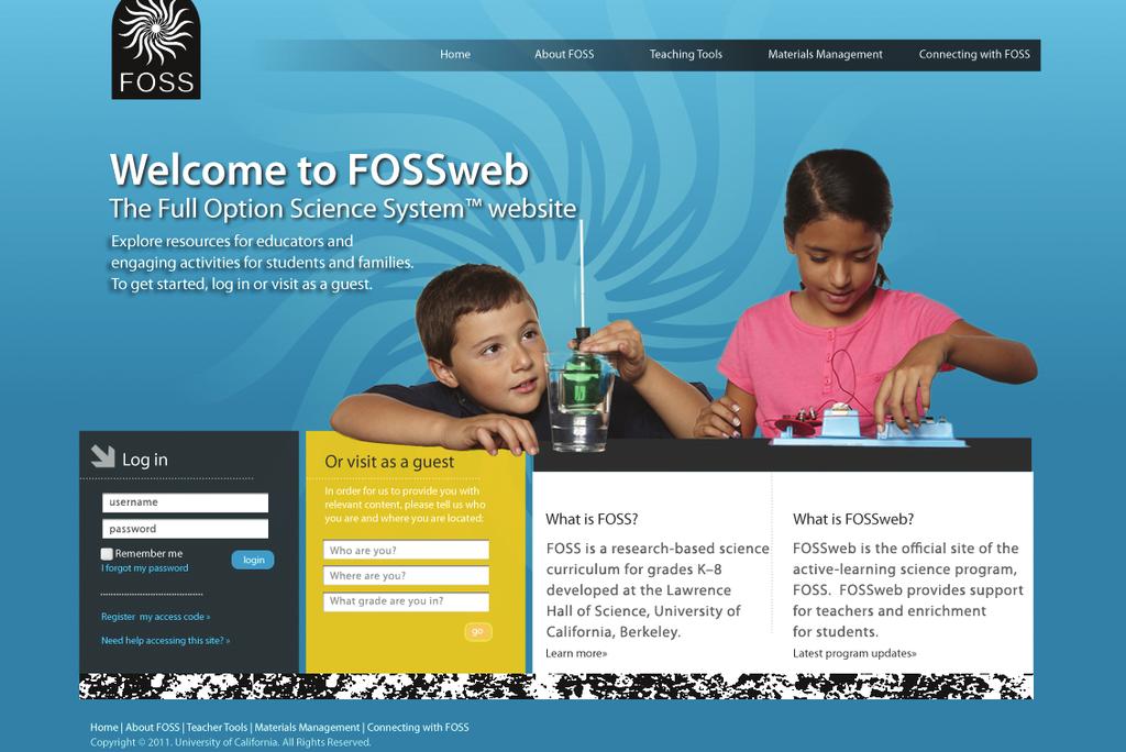 FOSSweb FOSSwebyytecnología tecnología Contenido Introducción... 1 FOSSweb para los niveles de educación primaria... 2 Requisitos para acceder a FOSSweb.
