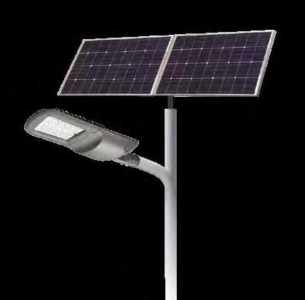 LED URBAN SOLAR DESCRIPCIÓN NUEVO PRODUCTO Luminaria LED de uso exterior, diseñada para alimentación desde un sistema de panel solar con batería.