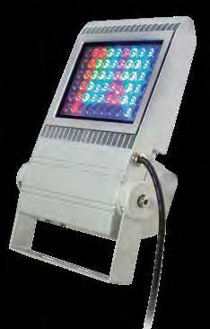 NUEVO PRODUCTO LED REFLECTOR SYLVEO RGB PROYECTOR LED MULTICOLOR (RGB) CARACTERISTICAS Luminaria tipo proyector multicolor (RGB), para instalaciones en espacios exteriores en