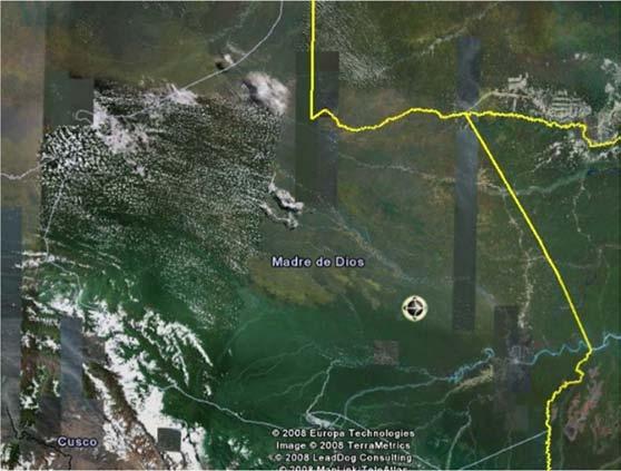Estimación de la tasa de deforestación: Madre de Dios (Perú) Pavimentación de la IOS + Construcción de vías secundarias
