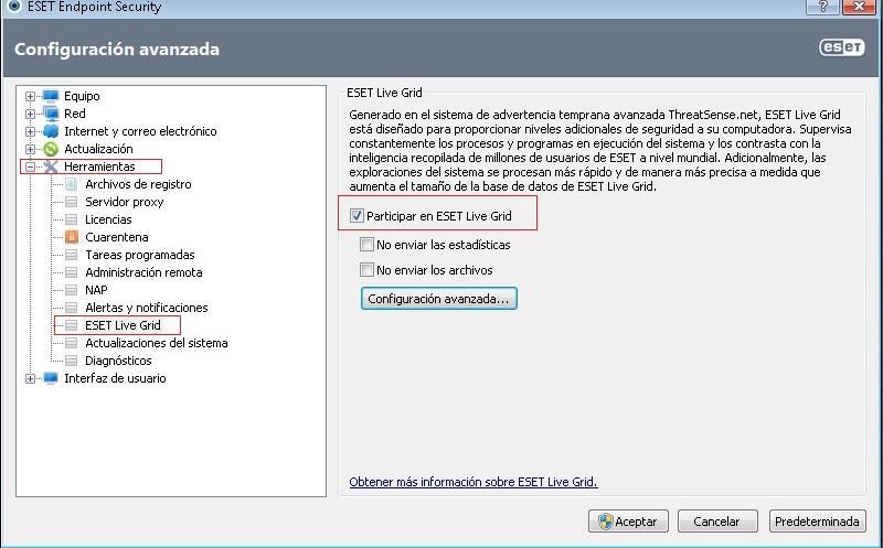 Con ESET LiveGrid se puede reducir a minutos la protección ante códigos maliciosos desconocidos, mientras que con la