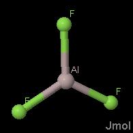 AlF 3 Geometría de dominios de electrones: trigonal plana Geometría