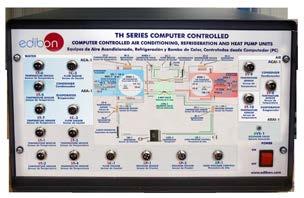 Los elementos de control del equipo están permanentemente controlados desde el computador, sin necesidad de cambios o conexiones durante todo el proceso de ensayo.