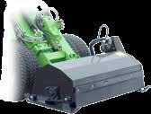 Cultivador rotativo de trabajo Profundidad de trabajo Este accesorio está diseñado para trabajos pesados y está equipado con un motor hidráulico y tracción