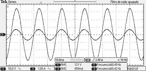 Si realizamos el espectro de frecuencias en la figura 2.13 veremos en la figura 2.