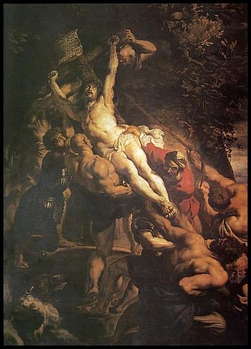 Rubens La erección de la cruz En este cuadro
