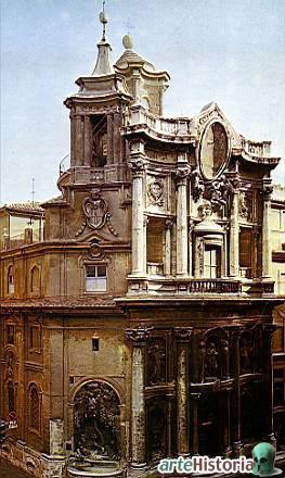 Francesco Borromini Iglesia de San Carlo alle Quattro Fontane.
