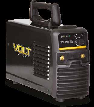 Soldadora inversor electrodo VOL-AS130T Recomendado para: Trabajo ligero, instalaciones y reparaciones en
