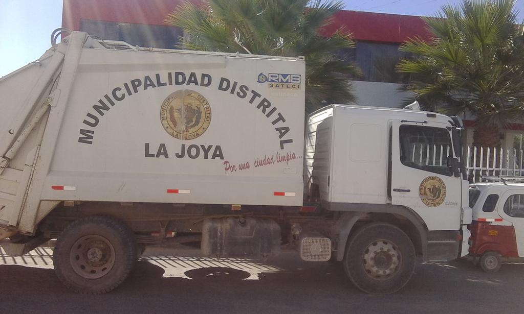Servicio de recolección y transporte Arequipa Este Municipalidad de La Joya Municipalidad de Santa Rita de Siguas Municipalidad de Santa Isabel de Siguas Municipalidad de San Juan de Siguas