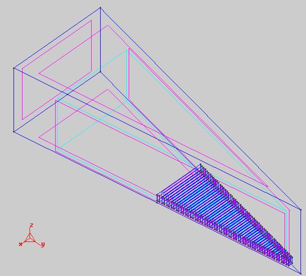 Benchmark cono (Bobina Espiral): Geometría Medidas bobina: 0,001 x 0,003 m Tramo de estudio: 20º 28 espiras