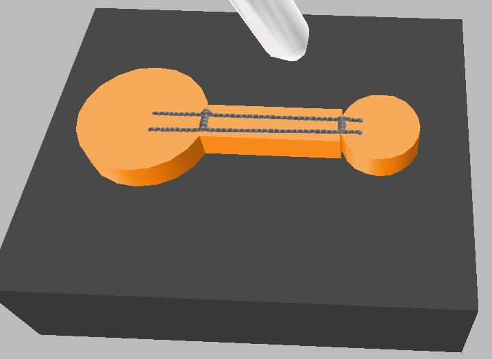 Introducción La idea en que se basa este trabajo es la construcción de un conjunto, simulando una guitarra, a base de piezas geométricas básicas.