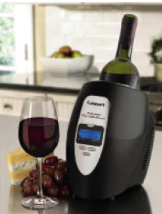 Nuevos PC100 CLIMATIZADOR DE VINO PROFESIONAL Ajuste de temperatura preprogramados para 33 varieadades de vino Pantalla digital