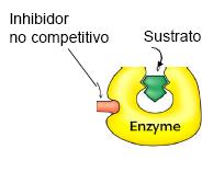 El mecanismo de inhibición puede ser de varios tipos: Competitivo