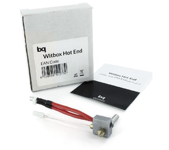 BQ Hot-End HeatCore clásico Hot-End con cartucho calefactor cerámico 40W 12V y termistor NTC 100K.