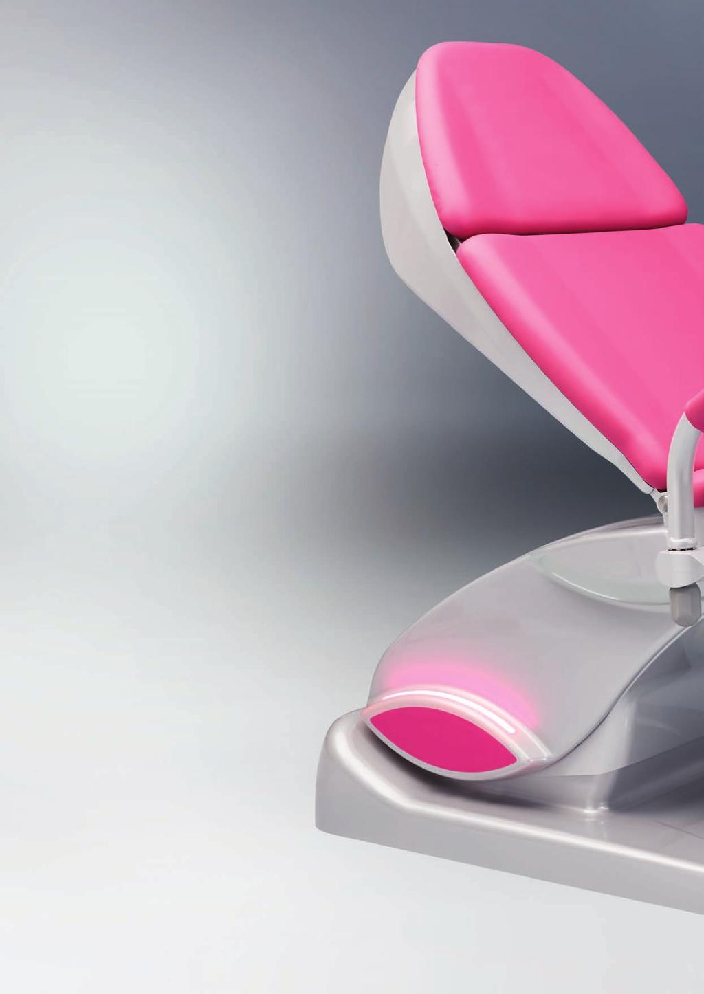 arco-matic Uso optimizado, más comodidad, diseño de primera clase Los sillones de reconocimiento ginecológico de la nueva gama arco-matic combina un diseño sobresaliente con la tecnología más moderna