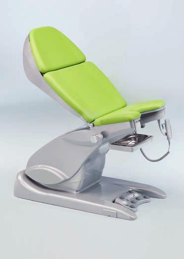 del respaldo y reposapiés (accesorio) regulables mediante motor eléctrico, altura del asiento ajustable de 550 mm a