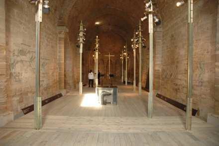 Iglesia románica de Sant Martí La iglesia románica de Sant Martí es un espacio propiedad del Obispado de Lleida y gestionado por el Museu de Lleida.