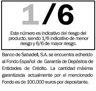 Negocio Agrario) hasta un máximo de 50 euros anuales por cuenta, para cuotas domiciliadas en Banco Sabadell. El abono se realizará durante el mes de enero del año siguiente.