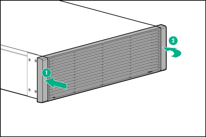 Sujeción del embellecedor frontal del ERM Conexión del ERM al UPS Conecte ambos extremos del cable