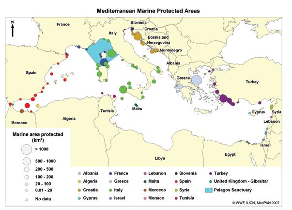 and human-made pressures in the Mediterranean and Black