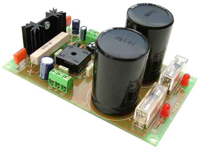 SONIDO FS-9 E-6 Amplificador HI-FI de 35 W. Etapa de potencia de un canal para aplicaciones de alta fidelidad, HI-FI. En señales estéreo se requerirán dos etapas, una por cada canal.