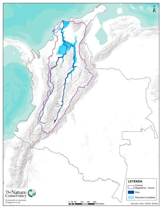 Contexto - Cuenca del río Magdalena 24% del territorio nacional (269.