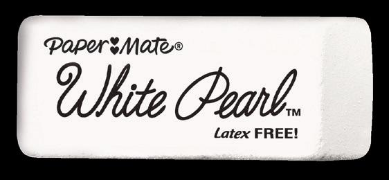 24 Blister / Bolsa Goma Miga x Paper Mate White Pearl