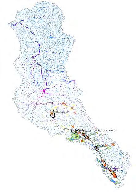 16 Selection de áreas objetivo en la cuenca del río Urubamba (2) Alternativa-1: Resumen del plan de mejora En las Tabla 9.3.