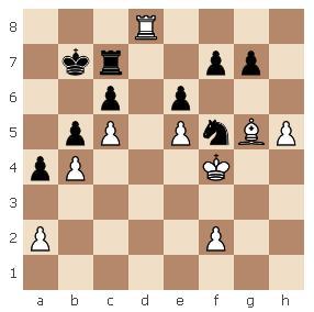 O site do Xadrez - 5/7 46.Af6!! Sencillamente espectacular. 46 g6 46 gxf6 47.exf6 Tc8 48.Txc8 Rxc8 49.Rg5!Rd7 50.h6 Cxh6 51.Rxh6 e5 52.Rh7!