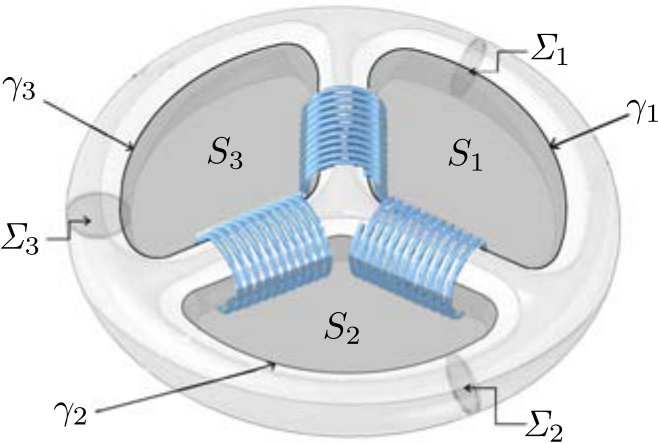 Circuitos magnéticos distribuidos II Figura: Ejemplo de dominio