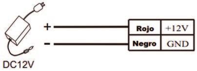 I :corriente de salida del dispositivo; ULock : voltaje de la cerradura; Ilock : Corriente de la cerradura. 4. Otras conexiones 5.